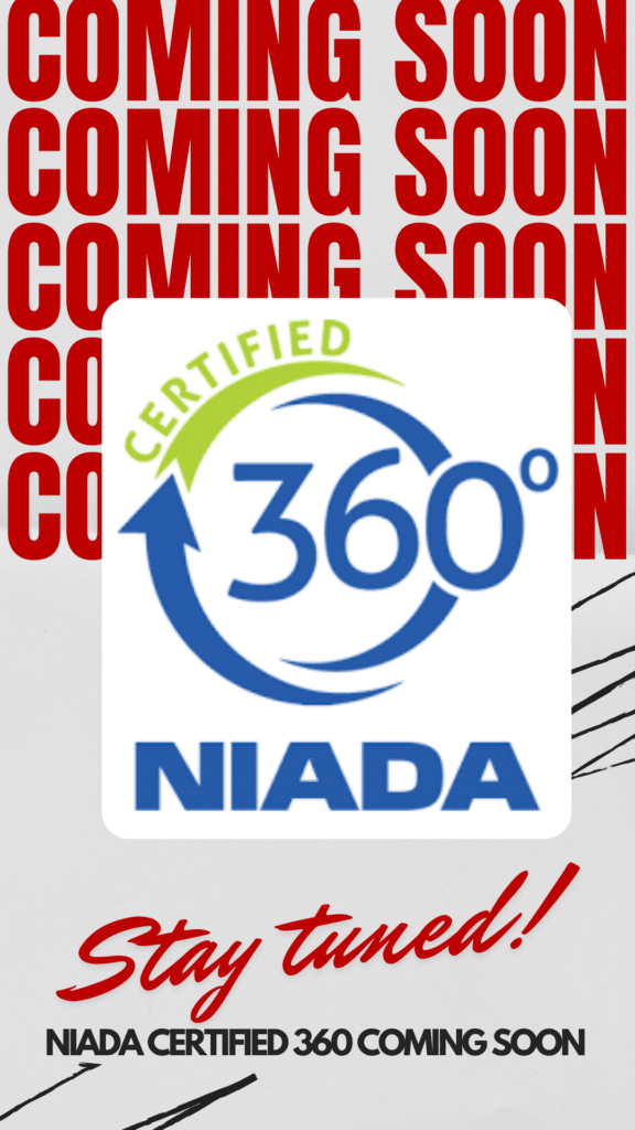 NIADA Certified 360 coming soon